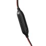 Cuffie Gaming con Microfono Serval Nero Rosso GH2040
