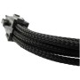 Cavo Prolunga PCI-E 6 Pin 30 cm con Guaina Nera
