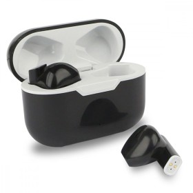 Auricolari Wireless BT V5.1 RIVA con Custodia di Ricarica Nero
