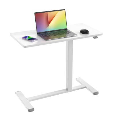 Sit-Stand Scrivania Compatta Postazione di Lavoro con Altezza Regolabile