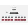 Splitter HDMI 8 vie con Extender su Cavo di Rete 4K fino a 70 metri