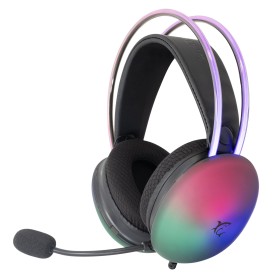 Cuffia Gaming Stereo con Microfono e Illuminazione RGB su Cuffie e Archetto Nero