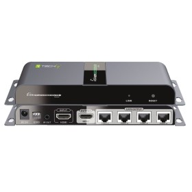 Extender Splitter HDMI 1x4 PoE con IR su Cavo Cat.6 fino 40m