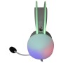Cuffia Gaming Stereo con Microfono e Illuminazione RGB su Cuffie e Archetto Bianco