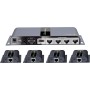 Extender Splitter HDMI 1x4 PoE con IR su Cavo Cat.6 fino 40m
