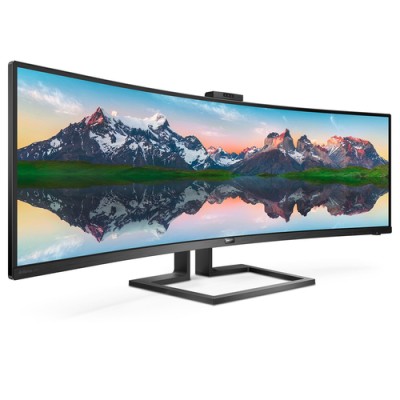 PHILIPS MONITOR 49 LED VA SUPERWIDE 32:9 5120X1440 5MS 450CDM, HDMI/DP/USB, WEBCAM, DOCKING STATION USB-C, MULTIMEDIALE