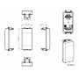 Domus S44 Tappo Copriforo 1 Modulo Bianco Lucido RAL 9010