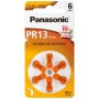 Batterie a Bottone per Protesi Acustiche PR13 PR48, 6pz