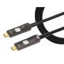 Cavo Audio/Video Ottico Attivo USB-C&trade M/M AOC Fibra Ottica 4K 10m