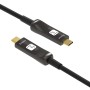 Cavo Audio/Video Ottico Attivo USB-C&trade M/M AOC Fibra Ottica 4K 15m