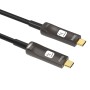 Cavo Audio/Video Ottico Attivo USB-C&trade M/M AOC Fibra Ottica 4K 10m