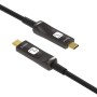Cavo Audio/Video Ottico Attivo USB-C&trade M/M AOC Fibra Ottica 4K 10m