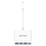 Hub USB 3.2 Gen 1 con 3 porte USB-A e 1 porta USB-C&trade Power Delivery