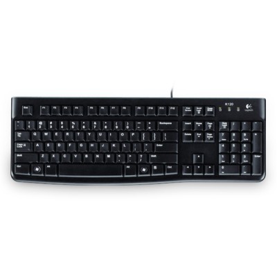 LOGITECH TASTIERA USB OEM NERA K120