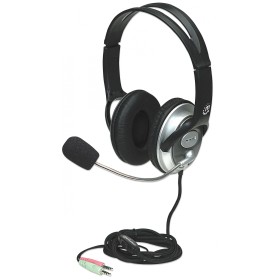 Cuffia Stereo Classica con Microfono 2x3.5mm