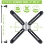 Kit Adattatore di Montaggio Non VESA per Monitor 13-27''
