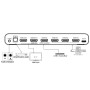 Switch Matrix HDMI 4x2 8K con Estrattore Audio Esterno