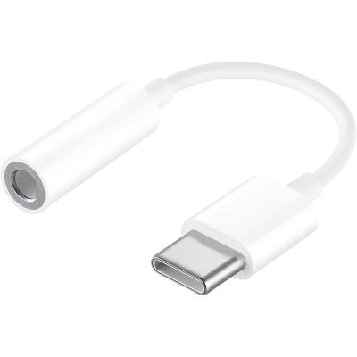 Cavo da USB-C&trade Maschio a Audio 3.5 mm Femmina 12 cm Bianco