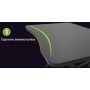 Scrivania Gaming Ergonomica Tavolo da Gioco per PC 110 cm Nero