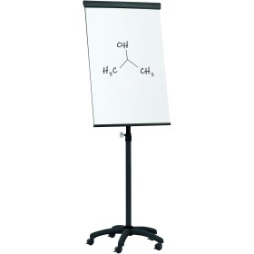 Lavagna Magnetica Cancellabile Flipchart Portablocco Ruote 70x100 cm