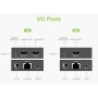 Extender HDMI 4K@60Hz su Cavo Cat.6/6A/7 Fino a 50m PoC