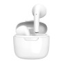 Auricolari Wireless BT v5.1 con Custodia di Ricarica 2 in 1 Bianco