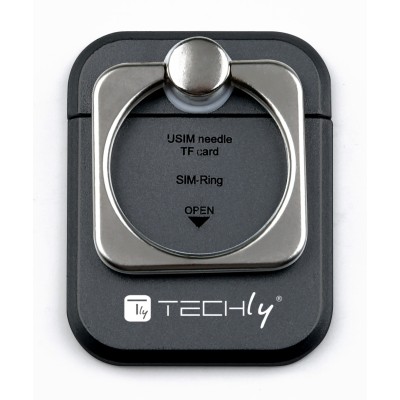 Anello e Supporto per Smartphone Nero