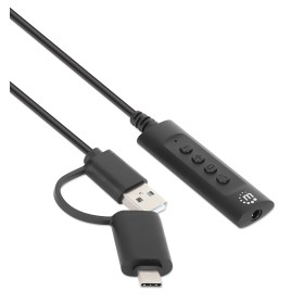Cavo Adattatore 2-in-1 da USB-C&trade e USB-A a Audio Stereo Aux da 3,5 mm