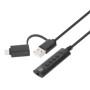Cavo Adattatore 2-in-1 da USB-C&trade e USB-A a Audio Stereo Aux da 3,5 mm