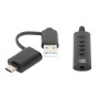 Cavo Adattatore 2-in-1 da USB-C&trade e USB-A a Audio Stereo Aux da 3,5 mm