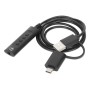 Cavo Adattatore 2-in-1 da USB-C&trade e USB-A a Audio Stereo Aux da 3,5 mm