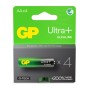 Confezione 4 Batterie GP Ultra Plus Alcaline Stilo AA 15AUP/LR6