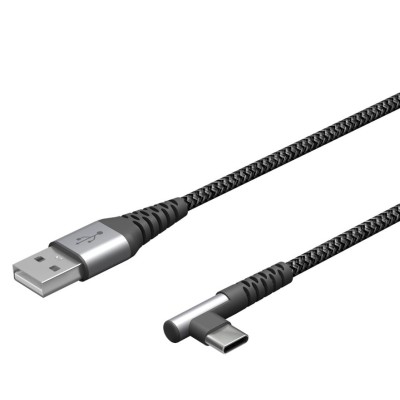 Cavo USB-C&trade Maschio Angolato a USB-A Dritto 0,5m