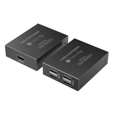 Extender USB 2.0 High-Speed 4 porte su cavo Cat.6 150m