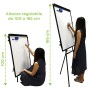Lavagna Magnetica Flipchart Fogli Mobili 60x90 cm Altezza Regolabile