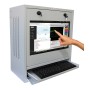 Armadio di sicurezza per PC, monitor touch LCD e tastiera Grigio senza vetro