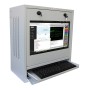 Armadio di sicurezza per PC, monitor touch LCD e tastiera Grigio senza vetro