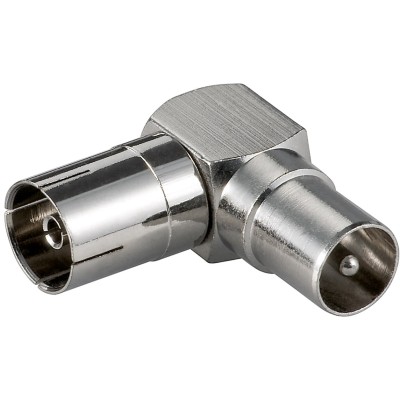 Adattatore Angolare Coassiale Maschio 90&deg a Femmina