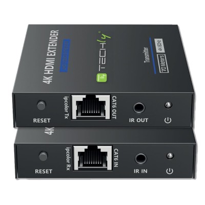 Extender HDMI 4K@60Hz 18Gbps HDR10 su cavo Cat.6/6A/7 fino 70 metri zero latenza