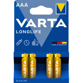 Blister 4 Batterie 1.5V Longlife Alcalina Ministilo AAA