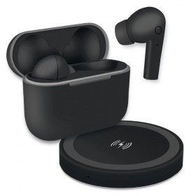 Cuffie Auricolari TWS Jive con Custodia di Ricarica USB-C&trade e Pad Caricatore a Induzione Nero