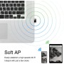 Nano Adattatore USB WiFi Dual Band 650Mbps per PC con Modalit&agrave SoftAP, WU650