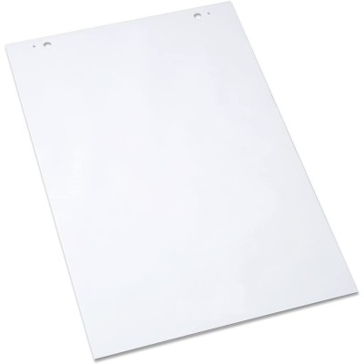 Blocco 25 Fogli di Ricambio per Lavagna Mobile Flipchart 57x82 cm