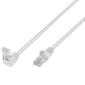 Cavo di Rete Patch Connettore Angolato 90&deg CCA Cat. 5E UTP 3m Bianco