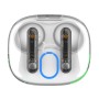 Auricolari Wireless Bluetooth v5.3 Custodia di Ricarica con Display Bianco