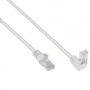 Cavo di Rete Patch Connettore Angolato 90&deg CCA Cat. 5E UTP 5m Bianco