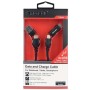 Cavo di Sincronizzazione e Ricarica USB-C&trade USB-A e Micro USB 1.2m Nero