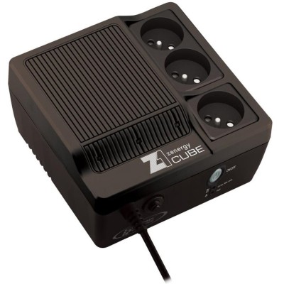 Gruppo di Continuit&agrave UPS Z1 600VA CUBE Offline Nero