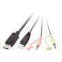 Switch KVM per doppio schermo DisplayPort (ThunderBolt) 2 USB