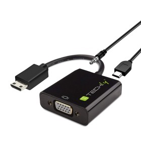 Cavo Convertitore Adattatore da HDMI&trade mini C a VGA con Micro USB e Audio